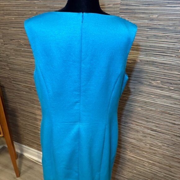 Jacques Vert Blue Dress and Jacket - Picture 4 of 8